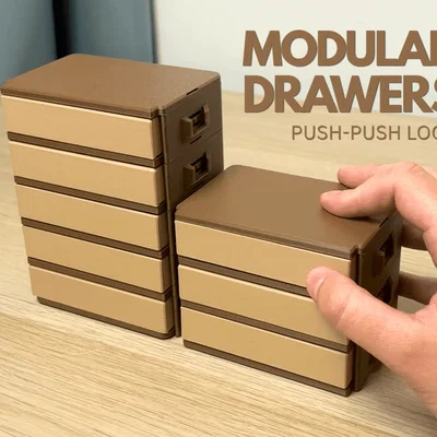 Hệ thống Ngăn kéo Module | Khóa nhấn Push-Push