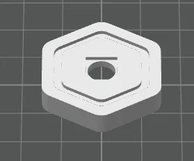 Mô hình đế giữ huy hiệu Robux (Robux Münzen Halter) in 3D độc đáo - Image 2