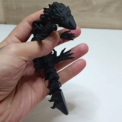 Mô hình thằn lằn đá / rồng gai có khớp nối (Articulated Rock Lizard)