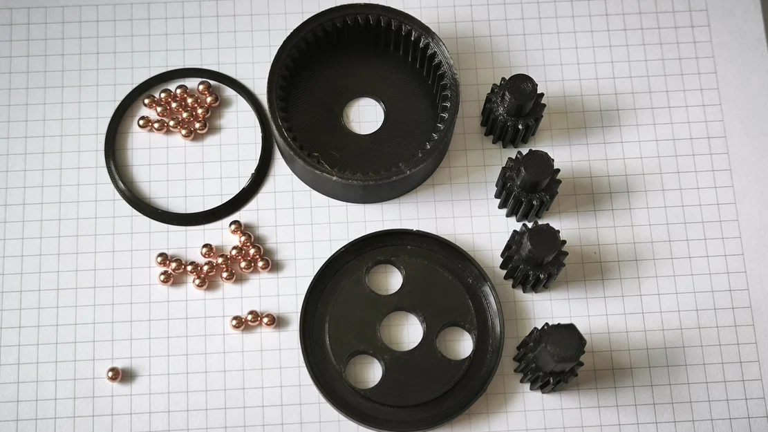 Mô hình bộ truyền bánh răng hành tinh (Planetary gear train) - Image 4