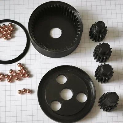 Mô hình bộ truyền bánh răng hành tinh (Planetary gear train)