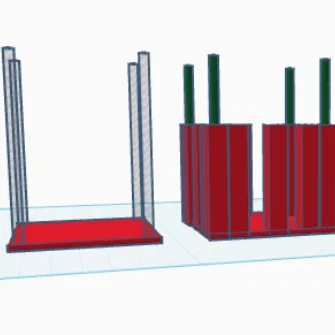 Giá đỡ quả nặng cho dù (Parachute Weight Holder) in 3D chất lượng cao