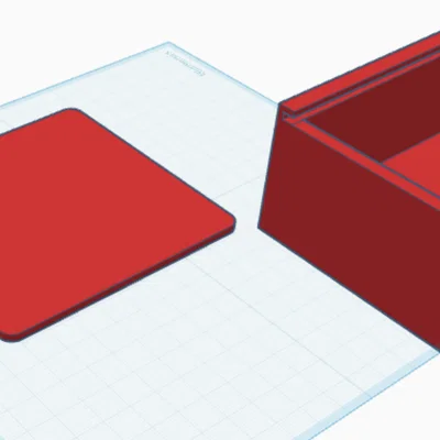 Hộp đựng đồ thông minh có nắp trượt (Slide-in Lid Box) in 3D