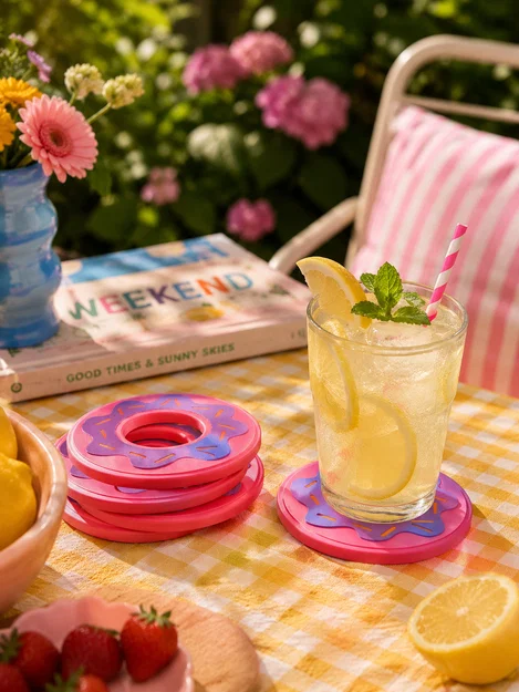Đế lót ly bánh Donut - Image 1