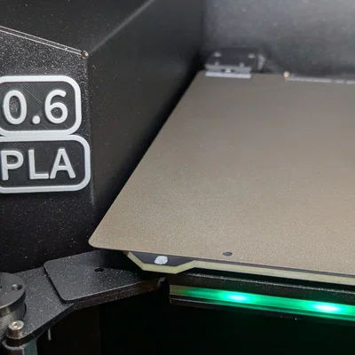 Thẻ từ tính đánh dấu cấu hình máy in cho Prusa CORE One