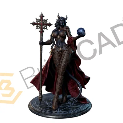 Mô hình Nữ Phù Thủy Quỷ (Demon Sorceress Figurine)