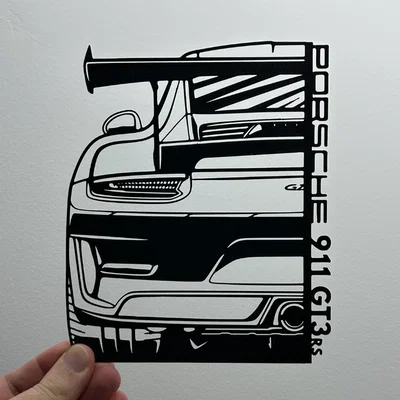 Porsche 911 GT3 RS - Tác phẩm nghệ thuật treo tường