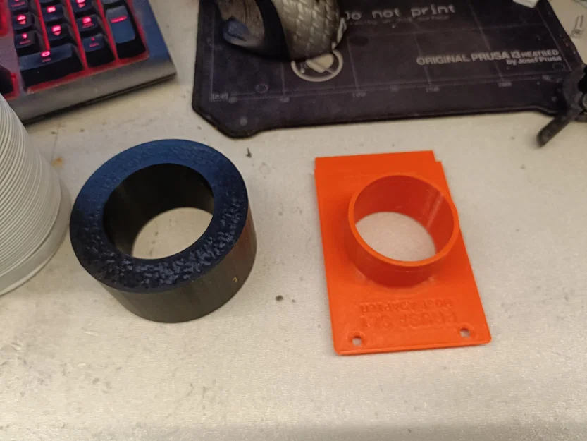 Đầu chuyển đổi ống thông hơi 50mm sang 80mm cho Prusa SL1S - Image 2