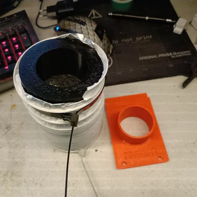 Đầu chuyển đổi ống thông hơi 50mm sang 80mm cho Prusa SL1S