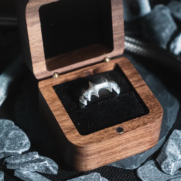 Mẫu in 3D nhẫn Thorned Ring phong cách Y2K cực chất - Image 2