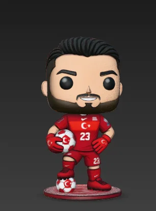 Mô hình 3D Funko Pop cầu thủ Uğurcan Çakır cực chất cho fan bóng đá - Image 1