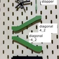 Đường chạy bi (Marble Run) cho bảng ghim IKEA Skadis - Thumbnail 2