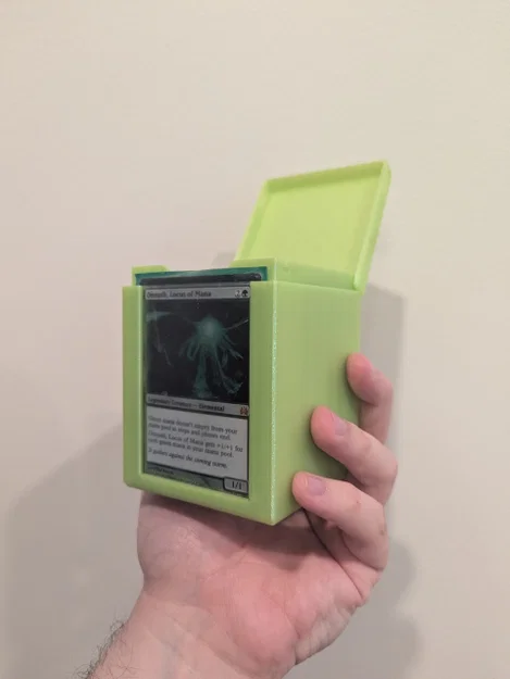 Hộp đựng bài TCG có nắp gài và ô trưng bày - Image 1