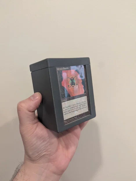 Hộp đựng bài TCG có nắp gài và ô trưng bày - Image 7