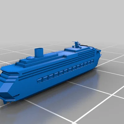 Mô hình tàu du lịch Costa Concordia in 3D cực đẹp