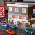Bộ Mô Hình Tòa Nhà Phố - Cửa Hàng Xe Máy & Quầy Cà Phê - Tỉ Lệ 1:64 - Thumbnail 1