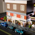 Bộ Mô Hình Tòa Nhà Phố - Cửa Hàng Xe Máy & Quầy Cà Phê - Tỉ Lệ 1:64 - Thumbnail 13