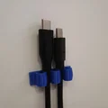 Kẹp giữ cáp USB đôi tiện lợi - Thumbnail 1