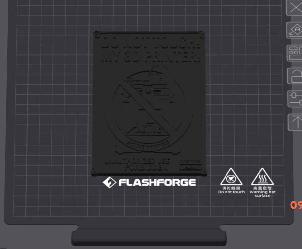 Bảng cảnh báo không chạm vào máy in 3D (Do not touch my printer) - Image 3