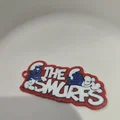 Móc khóa logo The Smurfs in 3D dễ thương cho fan nhí - Thumbnail 1