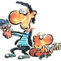 Mô hình 3D Makinavaja và Popeye (Phiên bản truyện tranh kinh điển) - Thumbnail 2