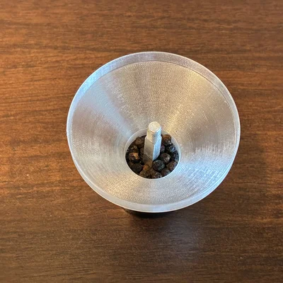 Phễu in 3D tiếp hạt tiêu cho cối xay Adhoc mini cực tiện lợi