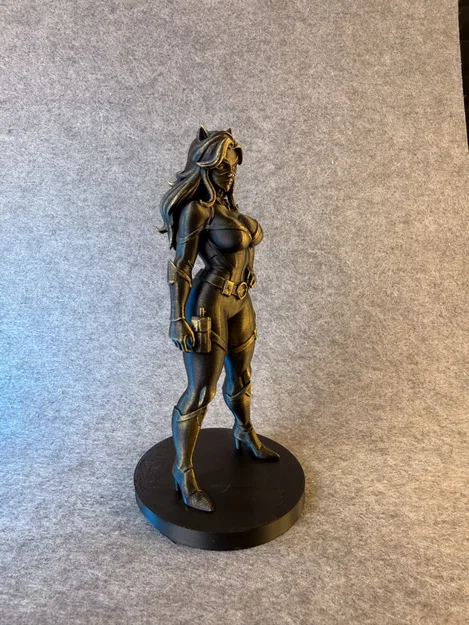 Shadow Feline – Mô Hình Tượng 3D Nữ Anh Hùng Mèo Bí Ẩn - Image 7