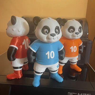 Panda Cầu Thủ: Tiền đạo siêu đáng yêu – PHIÊN BẢN HOẠT HÌNH (noAMS) - 21 cm