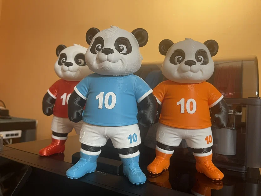 Panda Cầu Thủ: Tiền đạo siêu đáng yêu – PHIÊN BẢN HOẠT HÌNH (noAMS) - 21 cm - Image 2