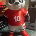 Panda Cầu Thủ: Tiền đạo siêu đáng yêu – PHIÊN BẢN HOẠT HÌNH (noAMS) - 21 cm - Thumbnail 4