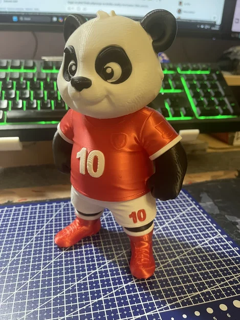 Panda Cầu Thủ: Tiền đạo siêu đáng yêu – PHIÊN BẢN HOẠT HÌNH (noAMS) - 21 cm - Image 7