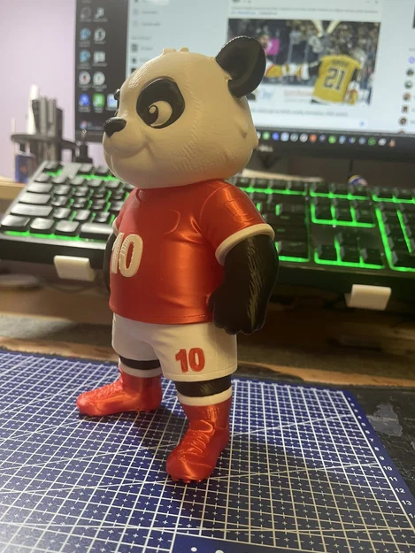 Panda Cầu Thủ: Tiền đạo siêu đáng yêu – PHIÊN BẢN HOẠT HÌNH (noAMS) - 21 cm - Image 9