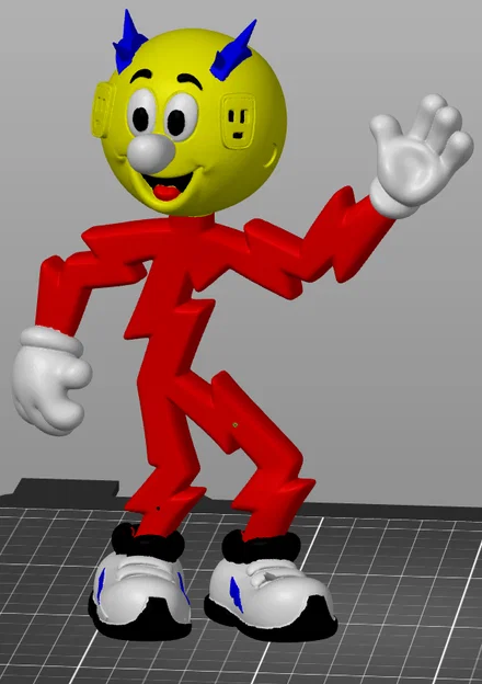 Mô hình Reddy Kilowatt (5 màu) - Image 1