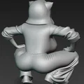 Mô hình nhân vật Girl with Kitty Hoodie - File in 3D ấn tượng - Thumbnail 3
