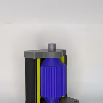 Mô hình cắt lớp động cơ bước (Stepper Motor Cutout)