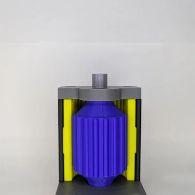 Mô hình cắt lớp động cơ bước (Stepper Motor Cutout)