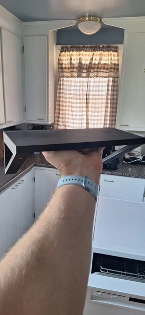 Kệ treo tường đơn giản 11x5x4 inch - Tự in 3D dễ dàng - Image 1