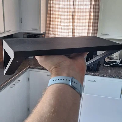 Kệ treo tường đơn giản 11x5x4 inch - Tự in 3D dễ dàng