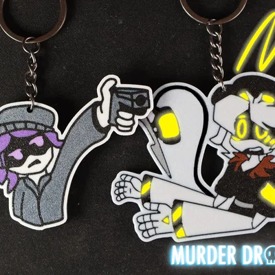 Móc khóa N - Murder Drones Glitch pin