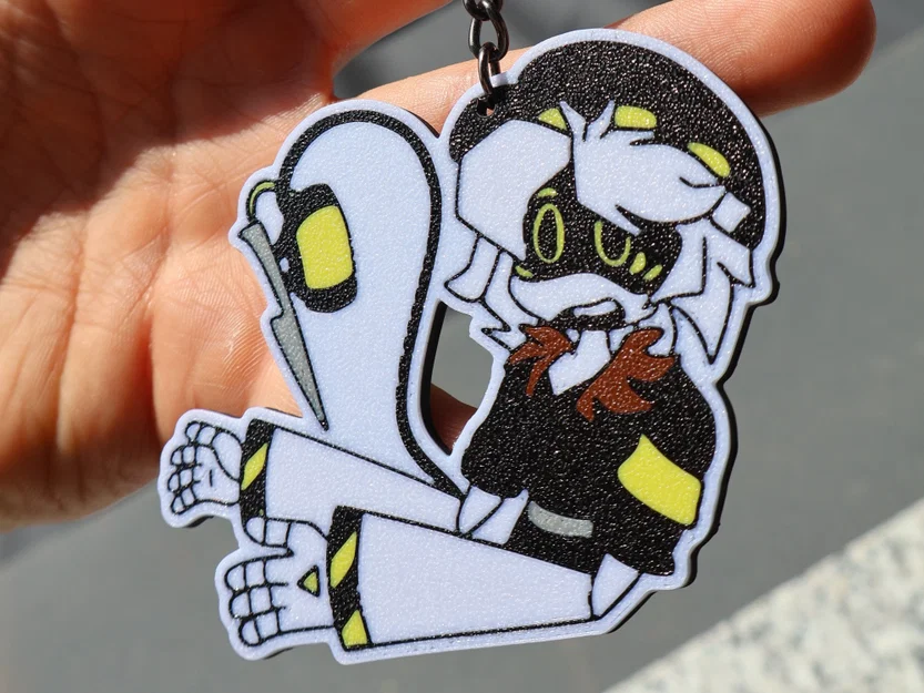 Móc khóa N - Murder Drones Glitch pin - Image 4