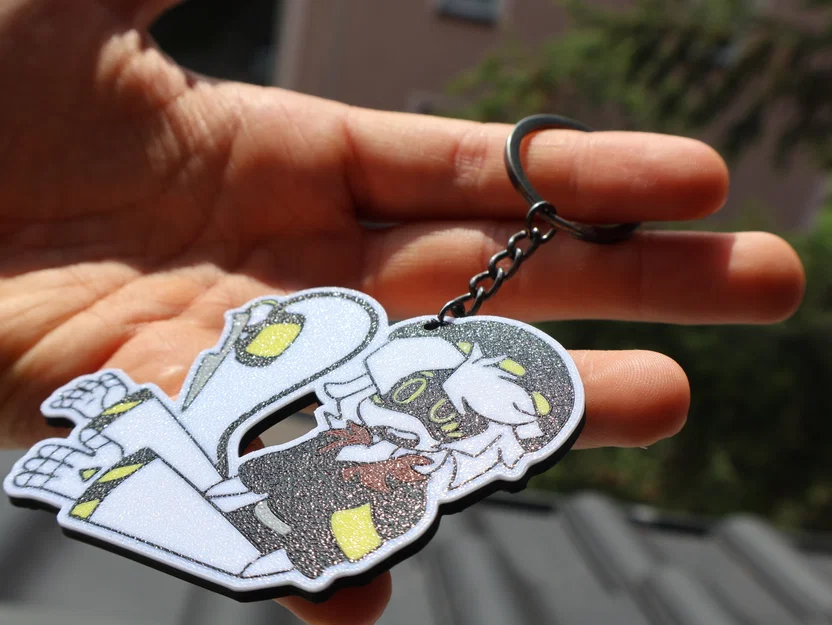 Móc khóa N - Murder Drones Glitch pin - Image 5