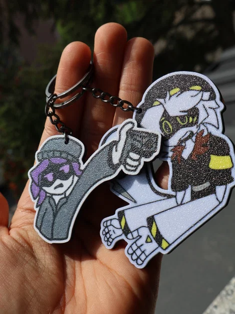 Móc khóa N - Murder Drones Glitch pin - Image 7