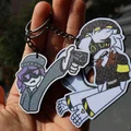 Móc khóa N - Murder Drones Glitch pin - Thumbnail 7