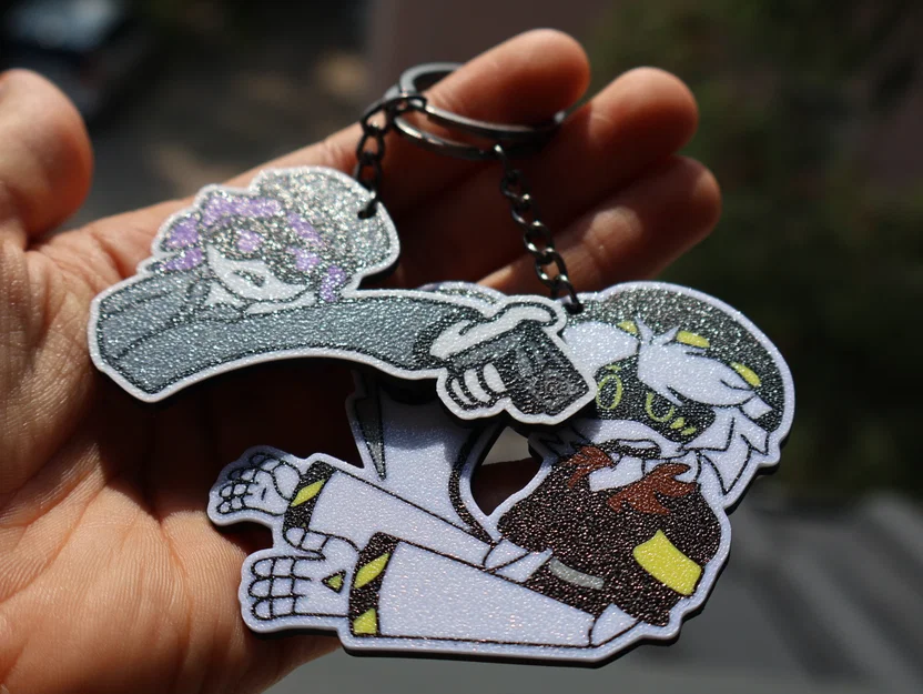 Móc khóa N - Murder Drones Glitch pin - Image 8