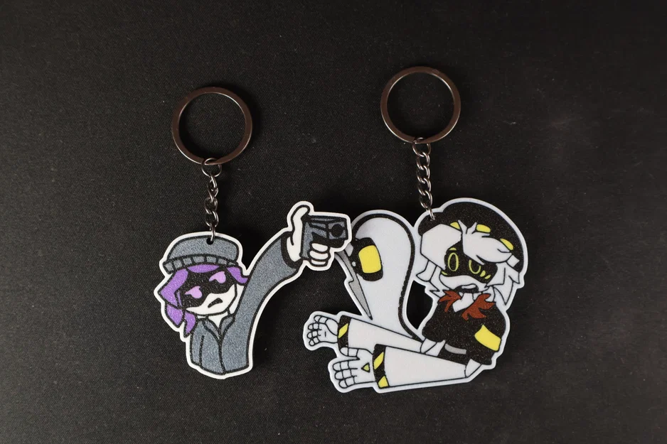 Móc khóa N - Murder Drones Glitch pin - Image 11