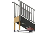 Mô hình giá đựng danh thiếp hình cầu thang độc đáo (Stairway) - Thumbnail 2