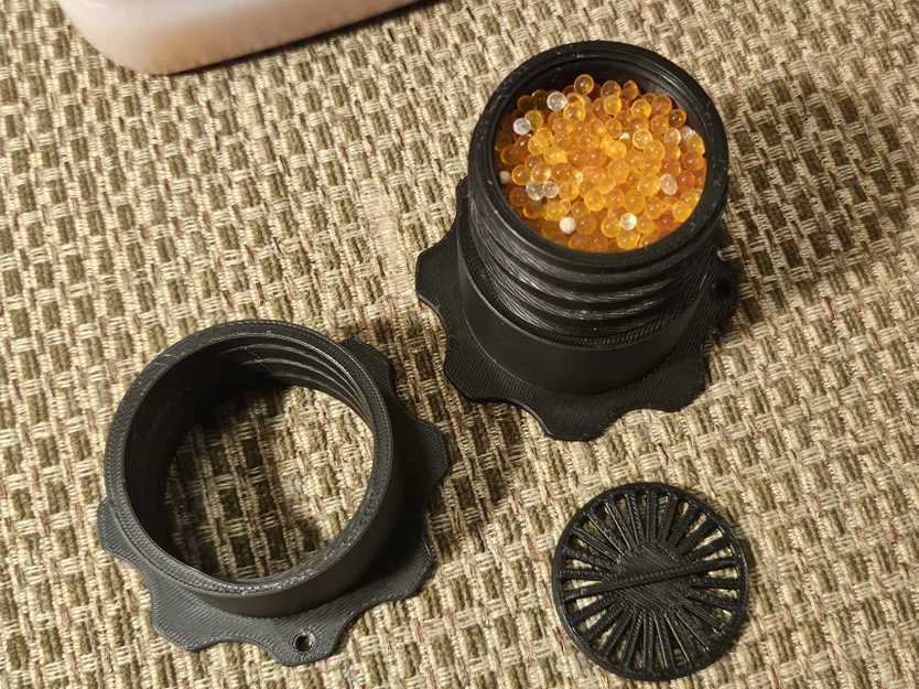 Hộp đựng hạt hút ẩm kiêm vật nặng cho cuộn nhựa AMS/MMS - Image 3