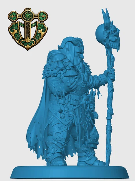 Mô hình Duergar Druid cho game RPG - Image 2