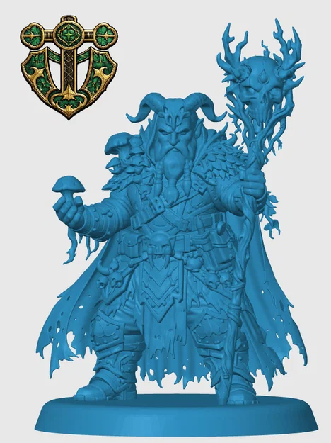 Mô hình Duergar Druid cho game RPG - Image 3