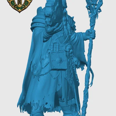 Mô hình Duergar Wizard cho game RPG